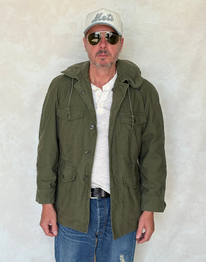 Vintage US Army OG-107 Field Jacket – Small Regular (1960s)-AJ357 Studio