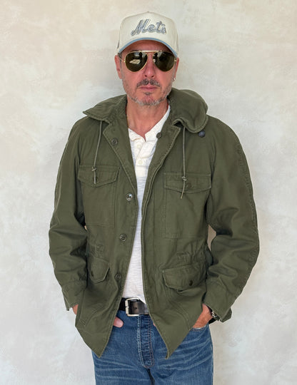 Vintage US Army OG-107 Field Jacket – Small Regular (1960s)-AJ357 Studio