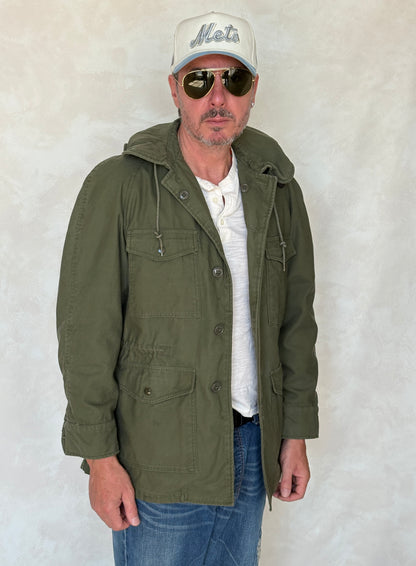 Vintage US Army OG-107 Field Jacket – Small Regular (1960s)-AJ357 Studio