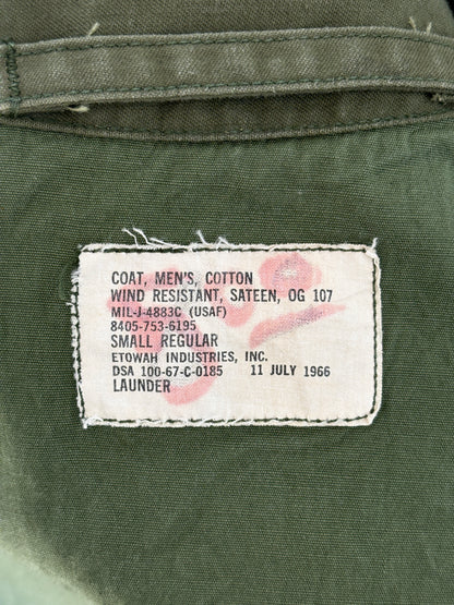 Vintage US Army OG-107 Field Jacket – Small Regular (1960s)-AJ357 Studio