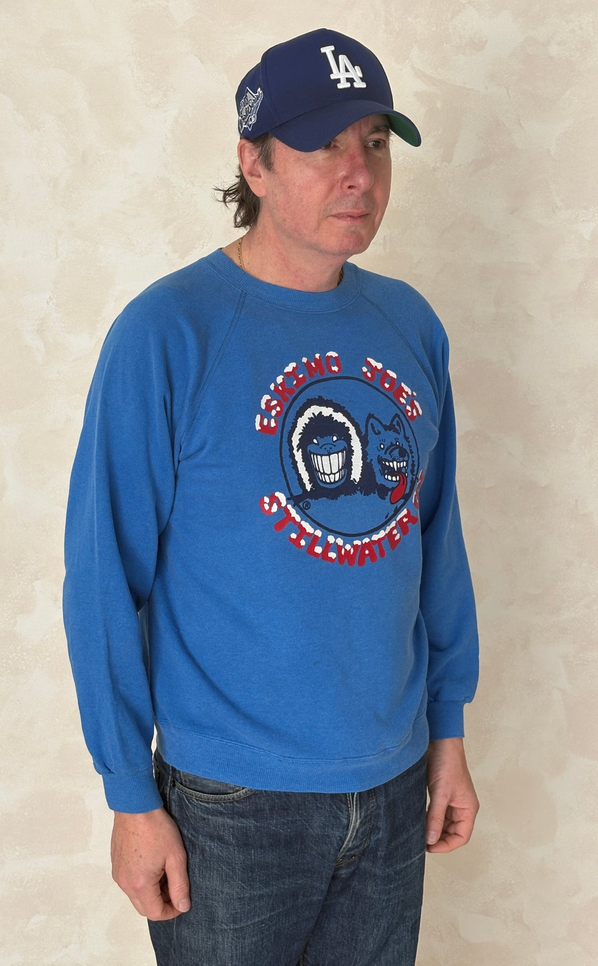 Size L Crew sweat Made In USA By Hanes-AJ357 Studio