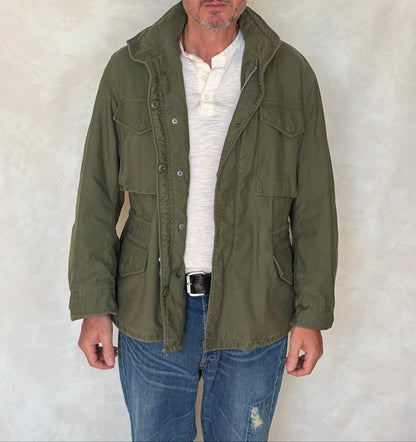 Small Reg. Rare Authentic 1965 first model US M-65 field jacket Military-AJ357 Studio