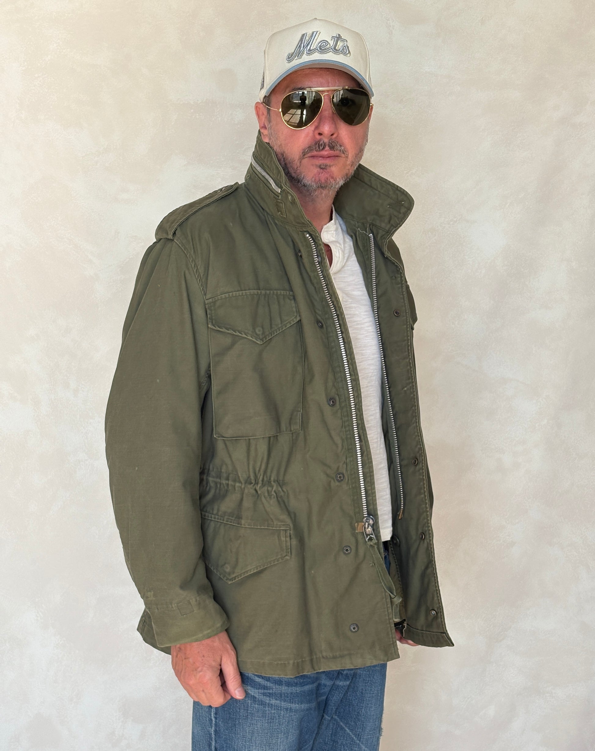 Small Reg. Authentic USMC 1967 US M-65 field jacket Military - USA Vintage Bcn