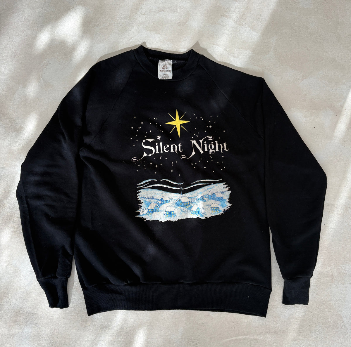 Size L Crew Sweat Made in USA By Beaver Creek 1980-AJ357 Studio