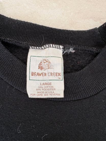 Size L Crew Sweat Made in USA By Beaver Creek 1980-AJ357 Studio