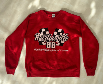 Size L 80s Crew Sweat Martinsville Made in USA-AJ357 Studio