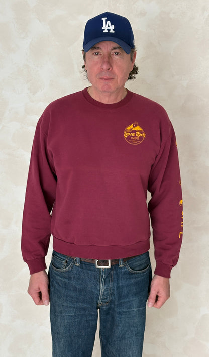Cafe Rock Crewneck | Vintage Sweatshirt Size M-AJ357 Studio