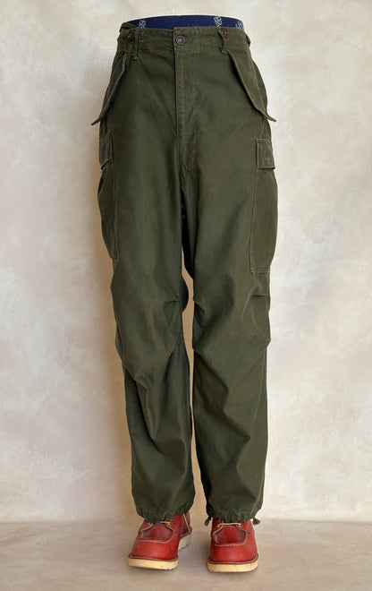 Vintage 1950s M-51 US Army Field Cargo Pants – Made in USA - Size Small Reg  Military Trousers