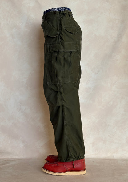 Vintage 1950s M-51 US Army Field Cargo Pants – Made in USA - Size Small Reg  Military Trousers