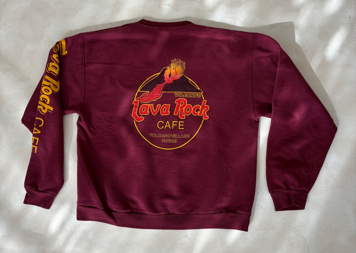 Cafe Rock Crewneck | Vintage Sweatshirt Size M-AJ357 Studio