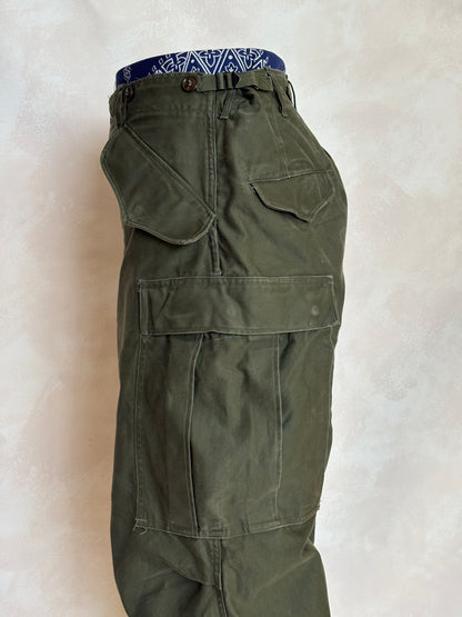 Vintage 1950s M-51 US Army Field Cargo Pants – Made in USA - Size Small Reg  Military Trousers