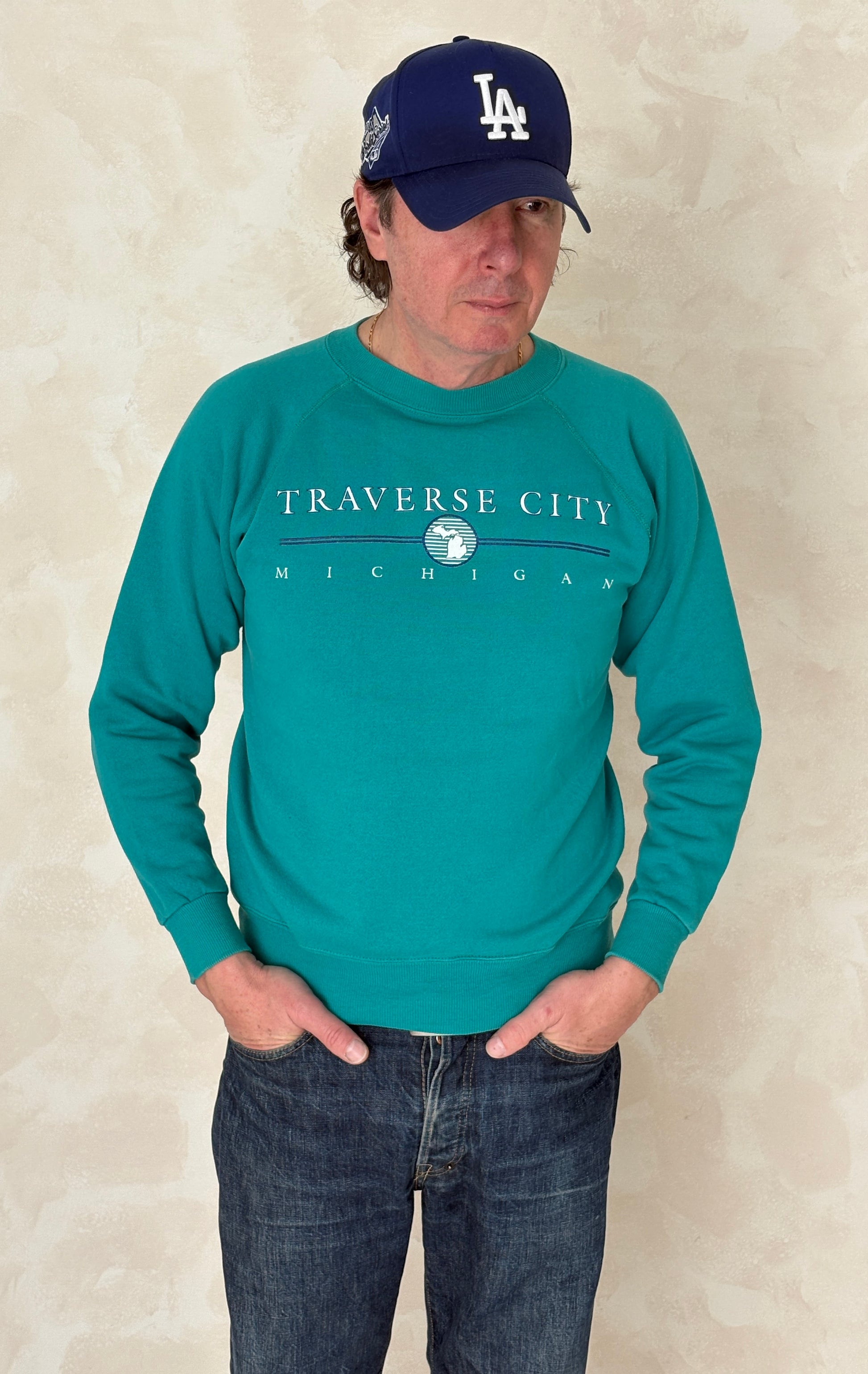 Size M Crew Neck 80s Made in USA By Hanes - USA Vintage Bcn