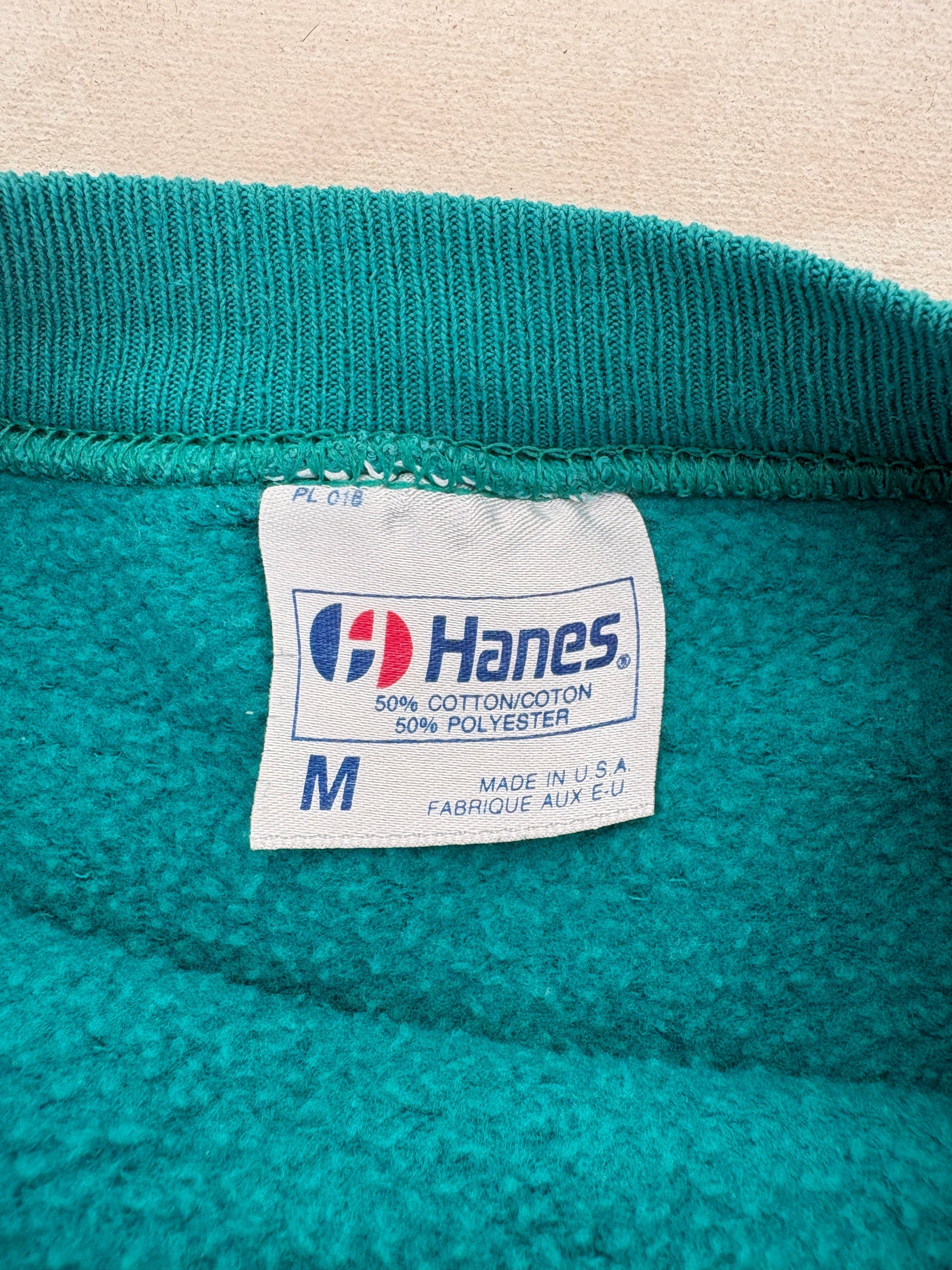 Size M Crew Neck 80s Made in USA By Hanes - USA Vintage Bcn