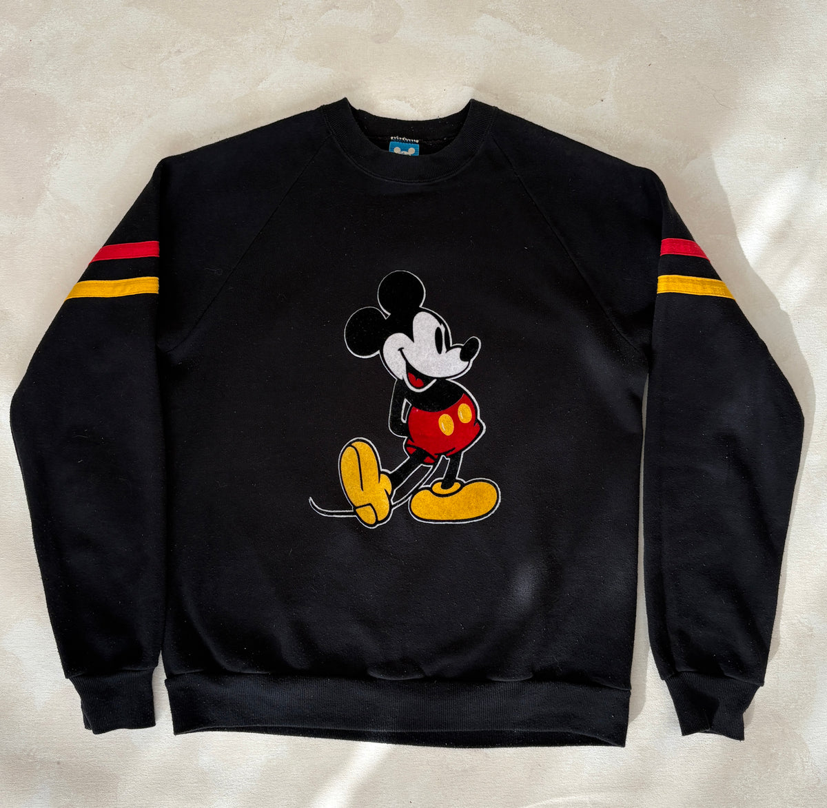 Size L Crew Neck Mickey Mouse Made in USA By Disney-AJ357 Studio
