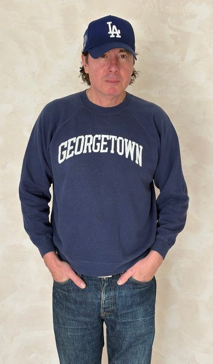 Size L Crew Neck Georgetown Made in USA By Hanes-AJ357 Studio