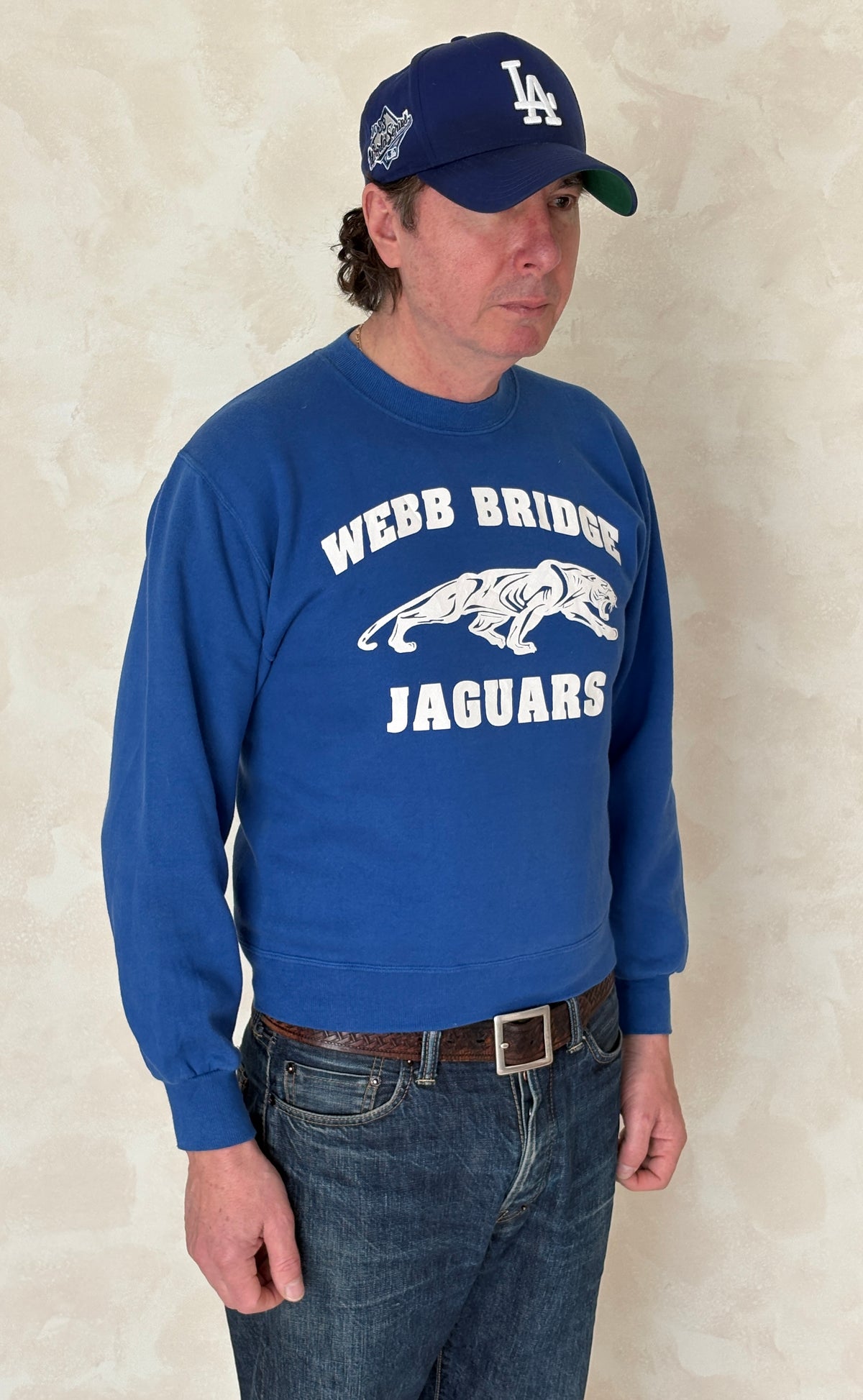 Size S Crew Neck Jaguars Made in USA By Jerzees-AJ357 Studio