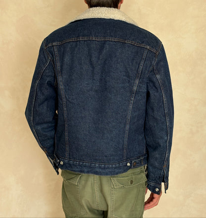 Size 42US/52EU. 4 pockets Vintage 80s Levis fleece Jacket Made in USA.-AJ357 Studio