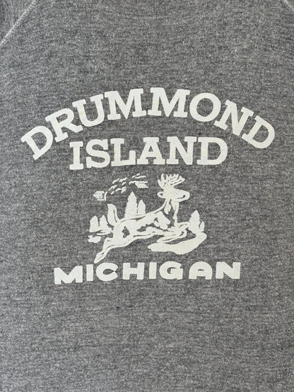 Size L Crew Neck 80s Made in USA-AJ357 Studio