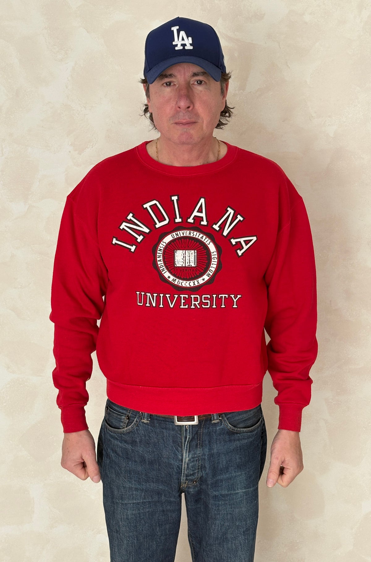 Size L Crew Neck Indiana University-AJ357 Studio