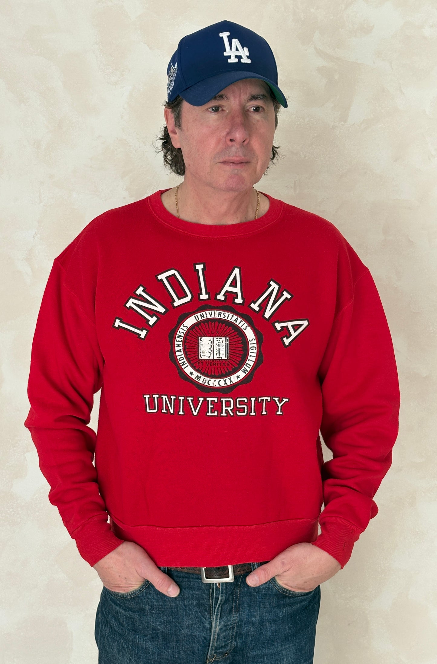Size L Crew Neck Indiana University - USA Vintage Bcn