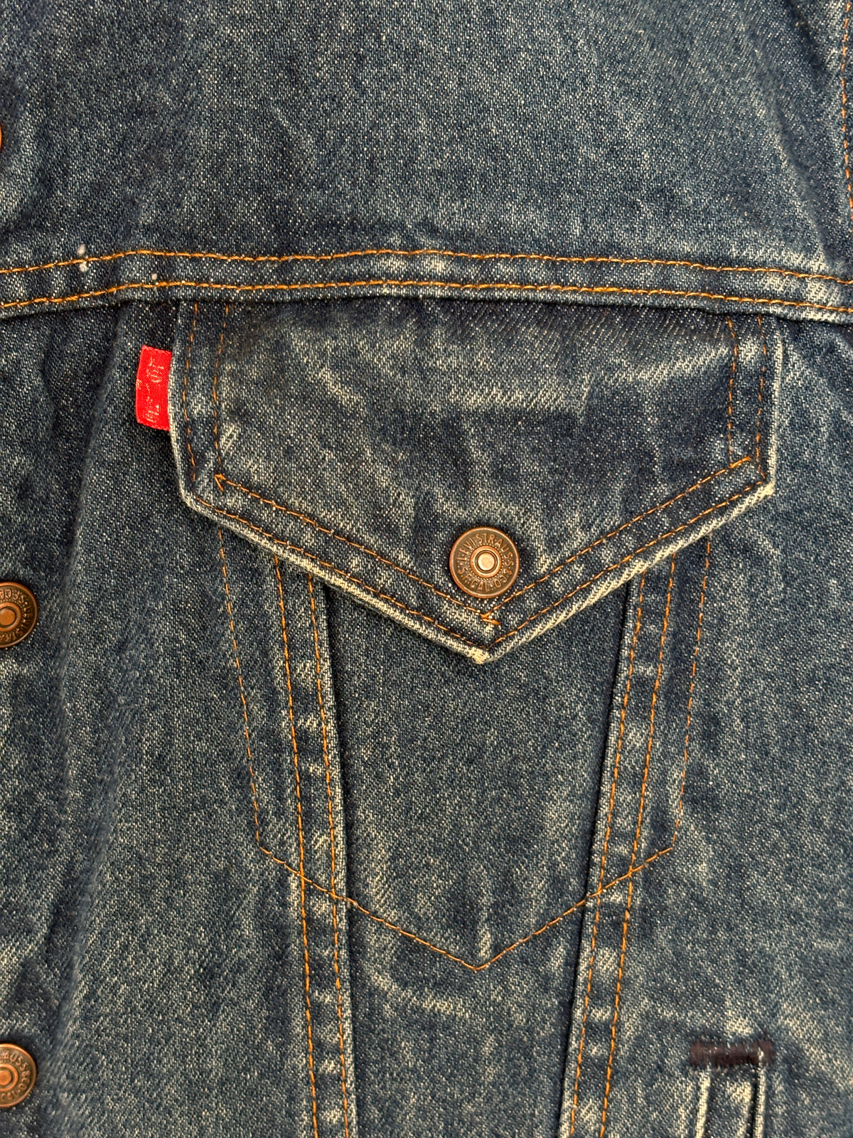 Size 36US/46EU. 4 pockets Vintage Levis fleece-sherpa Jacket Made in USA.-AJ357 Studio
