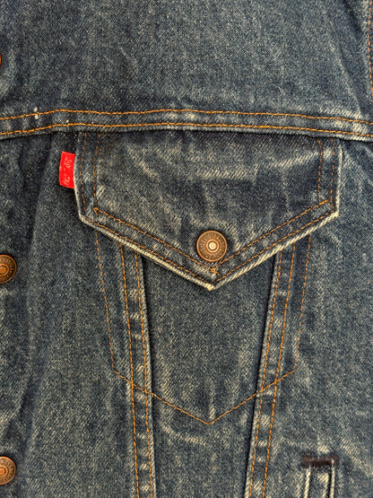 Size 36US/46EU. 4 pockets Vintage Levis fleece-sherpa Jacket Made in USA.-AJ357 Studio