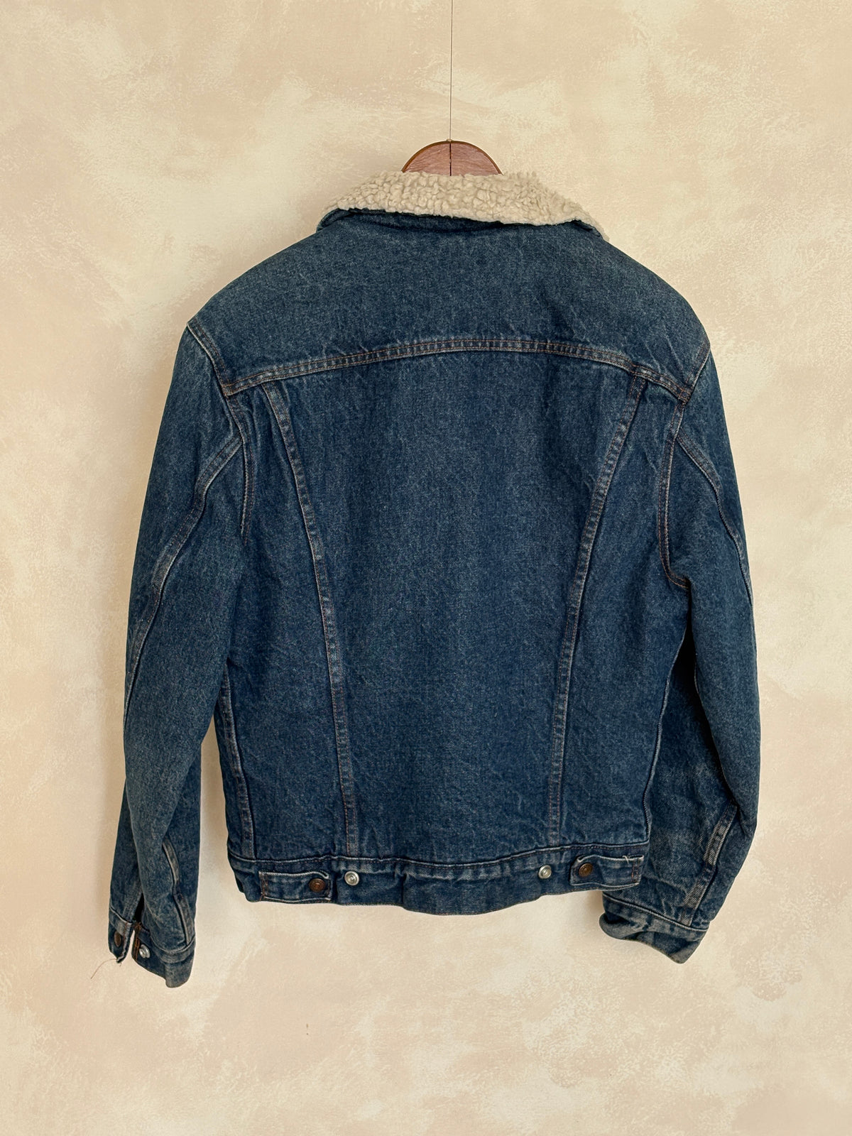 Size 36US/46EU. 4 pockets Vintage Levis fleece-sherpa Jacket Made in USA.-AJ357 Studio