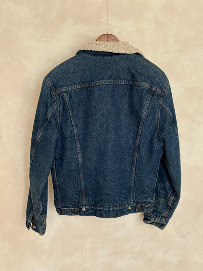 Size 36US/46EU. 4 pockets Vintage Levis fleece-sherpa Jacket Made in USA.-AJ357 Studio