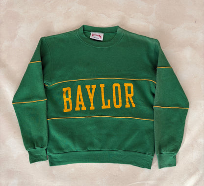 Size S Crew Neck 80s Baylor Made in USA-AJ357 Studio