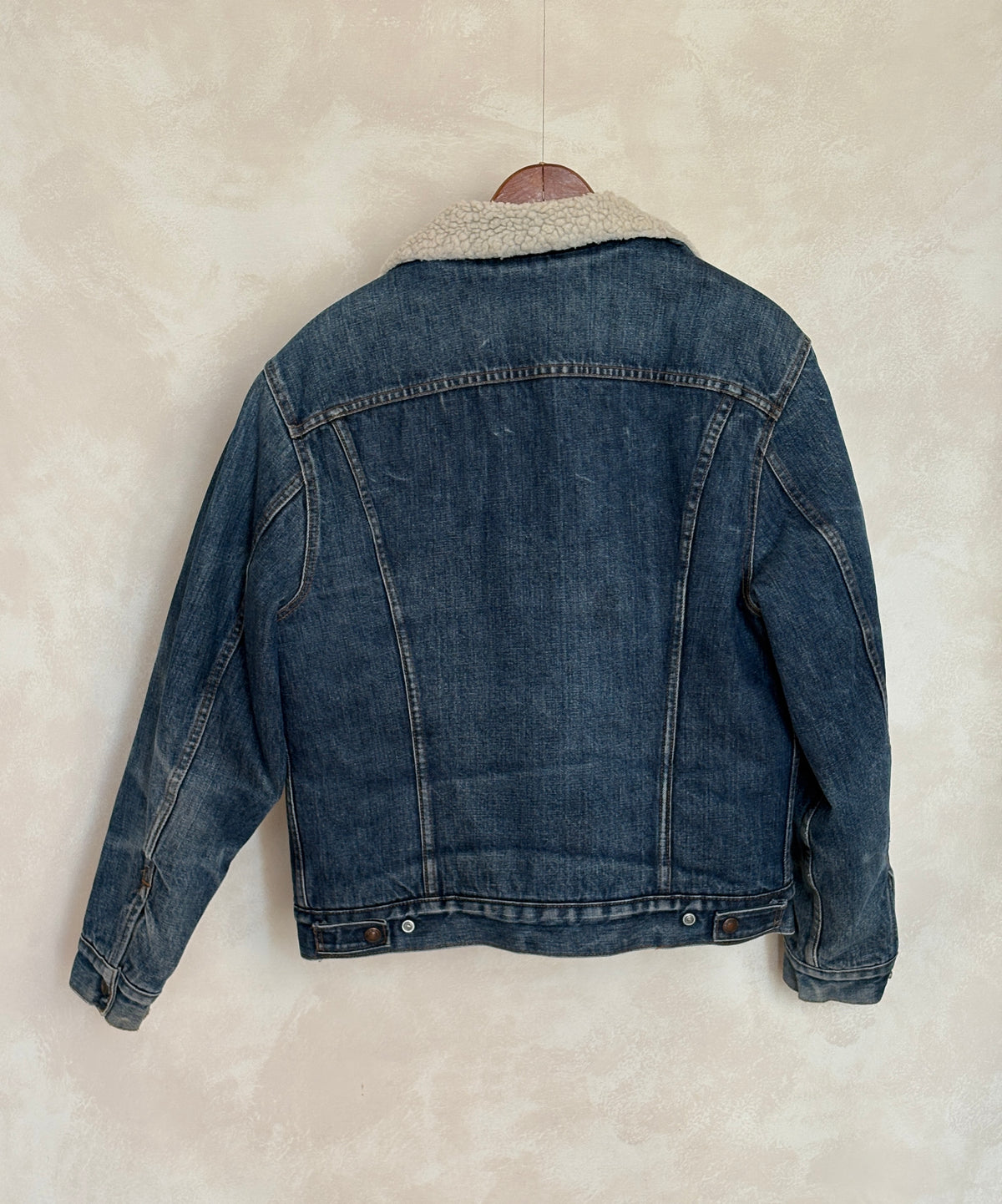 Size 42US / 52EU. 2 pockets Vintage Levis fleece Jacket Made in USA.-AJ357 Studio