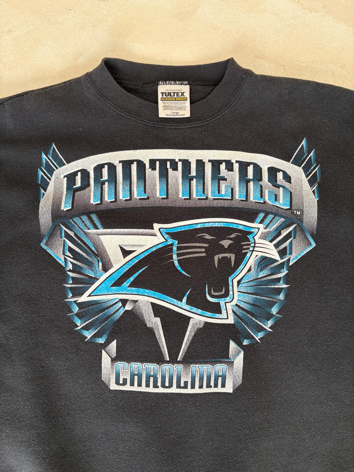 Size L Crew Neck Panthers California Made By Tultex-AJ357 Studio