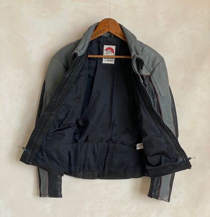 Vintage Spartan by Rocky Leather Motorcycle Jacket - Cafe Racer, Size 44 US (54 EU)-AJ357 Studio