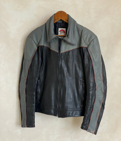 Vintage Spartan by Rocky Leather Motorcycle Jacket - Cafe Racer, Size 44 US (54 EU)-AJ357 Studio