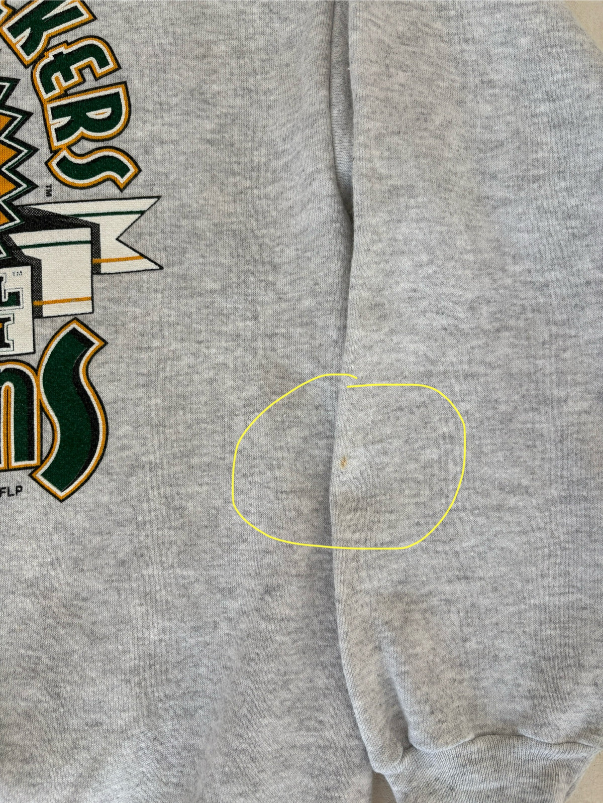 Size L Crew Neck Super Bowl Champions 1996 Green Bay Packers By Logo 7-AJ357 Studio