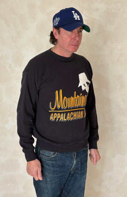 Size L Crew Neck Mountaineers Appalachian Made In USA By Tulex-AJ357 Studio