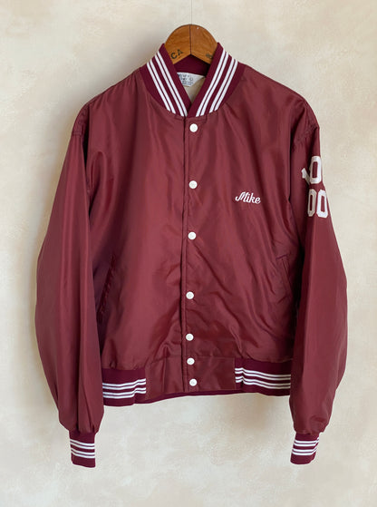 Large. 1991 Vintage Nylon track jacket / Varsity. Made in USA-AJ357 Studio