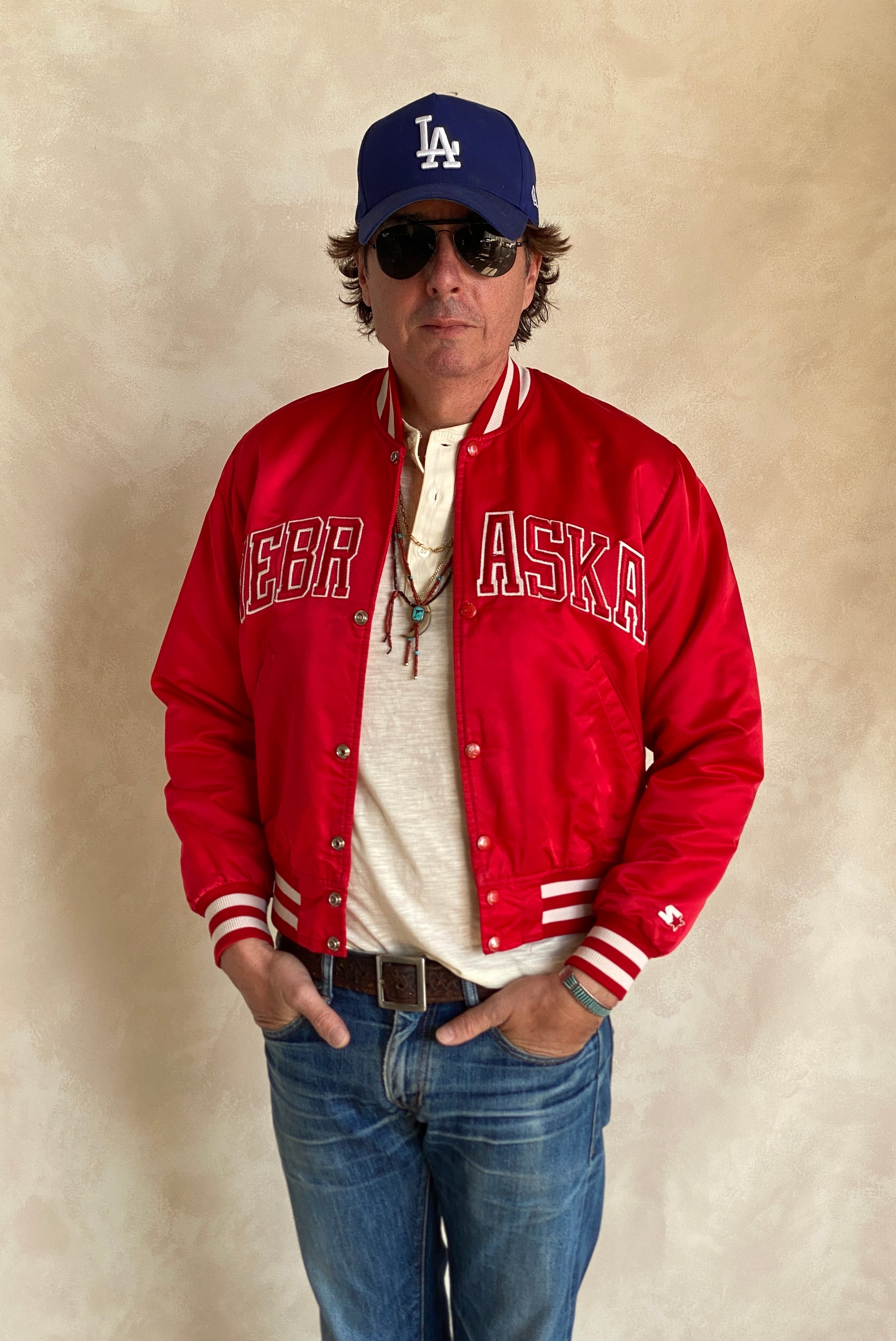 Vintage Nebraska Starter jacket made in USA with classic collegiate style, size small