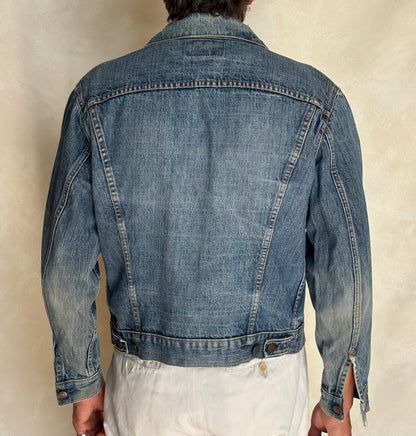 Vintage 70s Levi’s denim jacket – 2 pocket trucker made in USA – size 40 US / 50 EU-AJ357 Studio