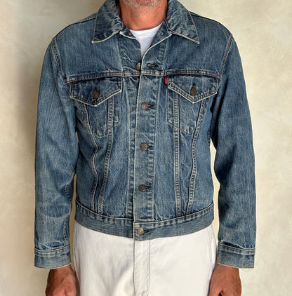 Vintage 70s Levi’s denim jacket – 2 pocket trucker made in USA – size 40 US / 50 EU-AJ357 Studio