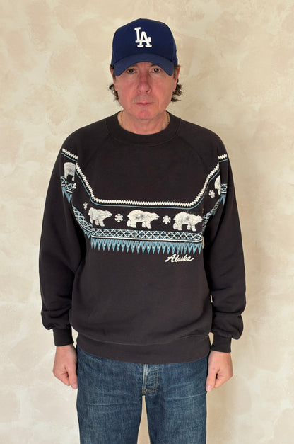 Size XL Crew Neck Alaska Made in USA By Hanes-AJ357 Studio