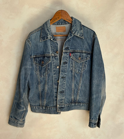 Vintage 70s Levi’s denim jacket – 2 pocket trucker made in USA – size 40 US / 50 EU-AJ357 Studio