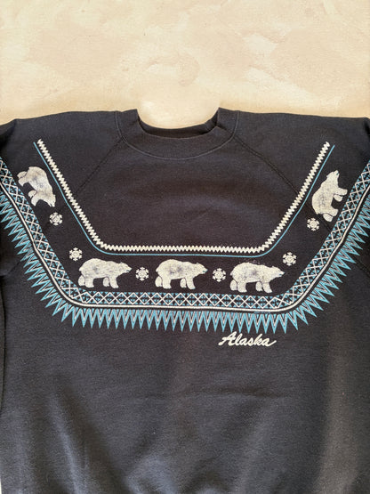 Size XL Crew Neck Alaska Made in USA By Hanes-AJ357 Studio