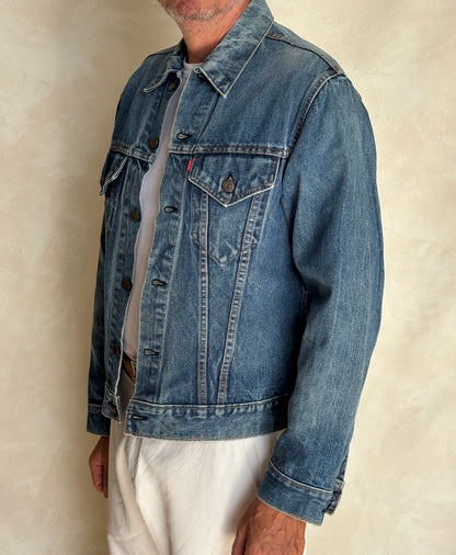 Vintage 70s Levi’s denim jacket – 2 pocket trucker made in USA – size 42 US / 52 EU-AJ357 Studio