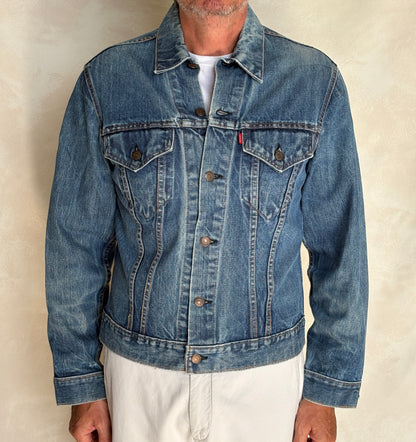 Vintage 70s Levi’s denim jacket – 2 pocket trucker made in USA – size 42 US / 52 EU-AJ357 Studio