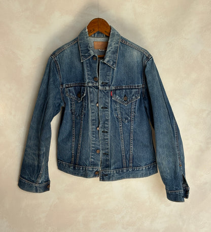 Vintage 70s Levi’s denim jacket – 2 pocket trucker made in USA – size 42 US / 52 EU-AJ357 Studio