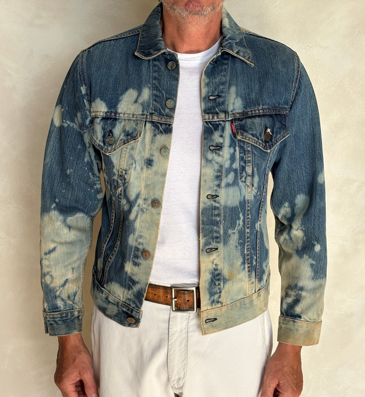 Vintage 70s Levi’s denim jacket – 2 pocket trucker made in USA – size 38 US / 48 EU-AJ357 Studio