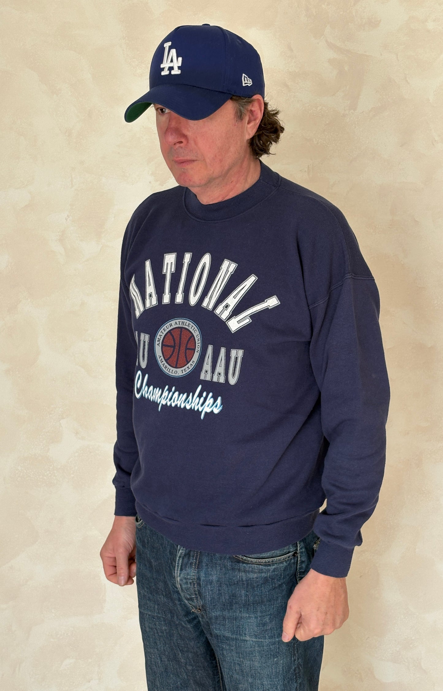 Size L Crew Neck National Championship Made In USA By Hanes - USA Vintage Bcn