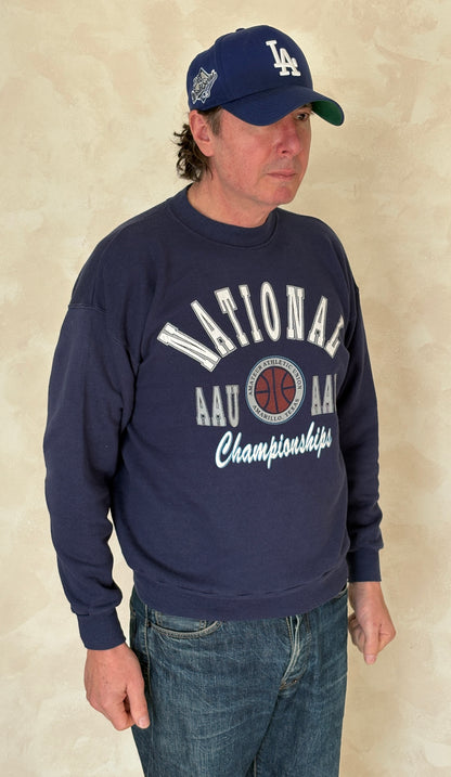 Size L Crew Neck National Championship Made In USA By Hanes-AJ357 Studio