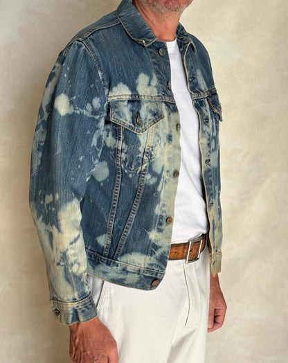 Vintage 70s Levi’s denim jacket – 2 pocket trucker made in USA – size 38 US / 48 EU-AJ357 Studio