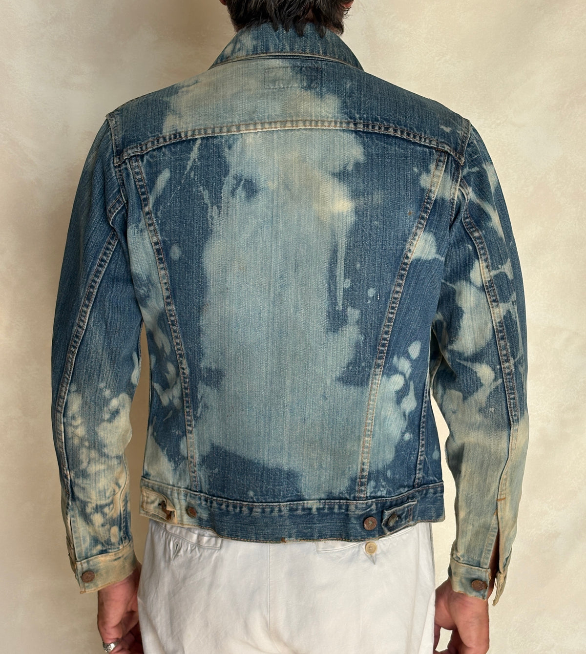 Vintage 70s Levi’s denim jacket – 2 pocket trucker made in USA – size 38 US / 48 EU-AJ357 Studio